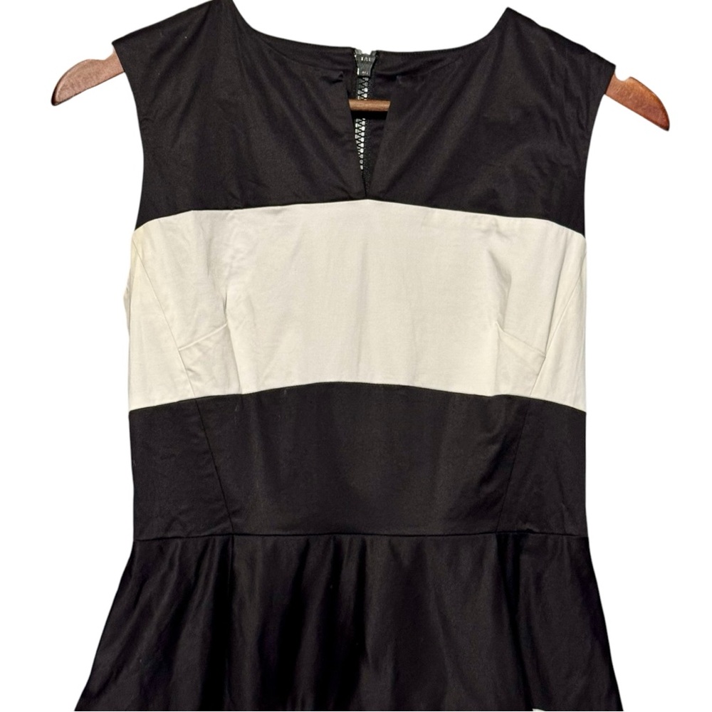 Kate Spade Black, White, and Blue Striped Dress - Picture 6 of 14